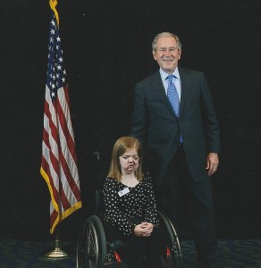 President Bush and Lauren